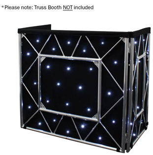 Truss Booth LED Starcloth Cool White 