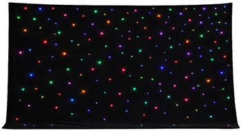LED Star cloth 6m x 3m RGB LEDs DM 