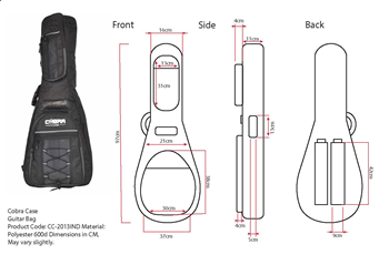 3/4 Size Classical Padded Gig Bag by%2 