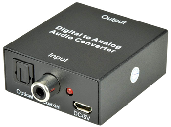 Digital Audio to Analogue Audio Converte 