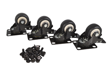 4x Castor Wheels Breaked Inc Fixings f 