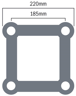 Global Truss F24 Quad Trussing Straight% 