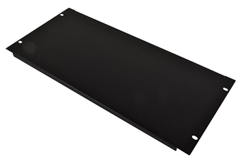 19” Blank Rack Panel With Black F 