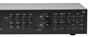 4 Channel PA Amplifier 4 x 200W 