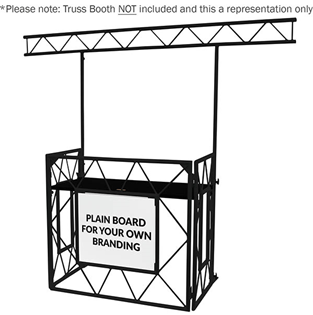Overhead Kit for Truss DJ Booth Black 