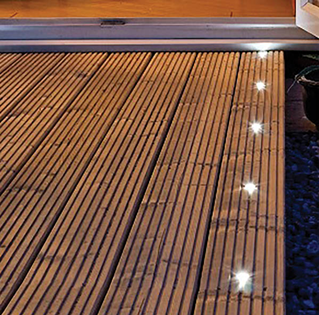 Deck Light in Stainless Steel - Set  
