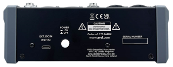 Compact Audio Mixer with DSP USB &%2 