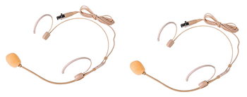 Dual UHF Wireless Beltpack Microphone Sy 