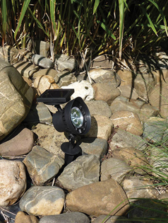 Solar Powered LED Garden Spot Light 