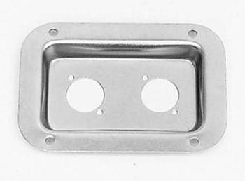 Recessed Connector Plate for 2 X Neutr 