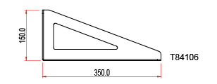 Doughty Slotted Wall Bracket 