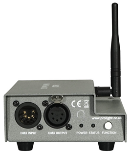Wireless DMX Transceiver with 5 Pin In 