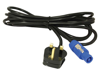 Powercon To 13 Amp Plug Extension Lead 