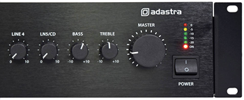 Power Amplifier Mixer 100V or 4-16 Ohm 