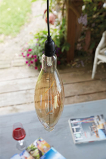 Battery Powered Pendulum Hanging Light w 