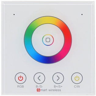 RGBW WiFi Controller with Wall Plate 