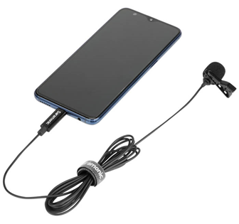 Lapel Microphone for USB Type C Device 