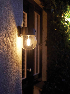 Intelligent Solar LED Wall Light with  