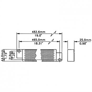 19 Inch Rack Security Panels 