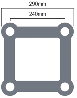 Global Truss F34 PL 108 Degree Corner% 