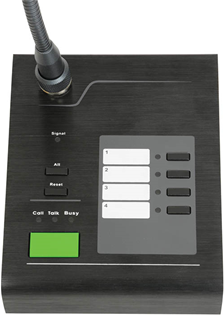 Paging Microphone with Call Station 4  