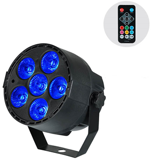 MicroPar Quad LED Par Can with 6 x%2 