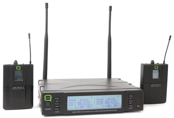 QWM1960 V2 Wireless Dual Beltpack Microp 