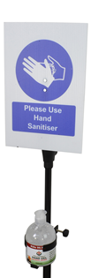 Portable Hand Sanitiser Holder, Sign a 