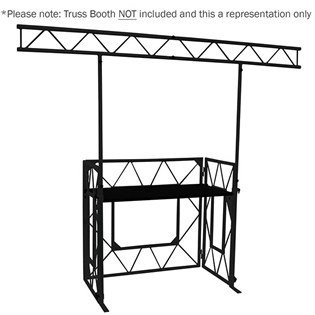 Overhead Kit for Truss DJ Booth Black 