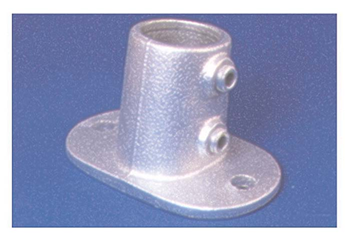 PIPECLAMP ANGLED RAILING BASE FLANGE ( 