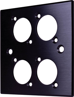 Black Wall Plate With D-Series Hole -% 