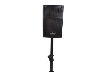 Two Compact Speaker Stands with Carry  