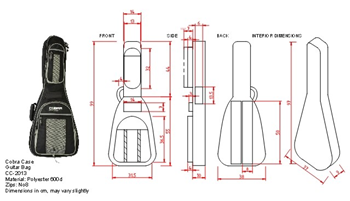 CC-2013 Bag Dimensions 