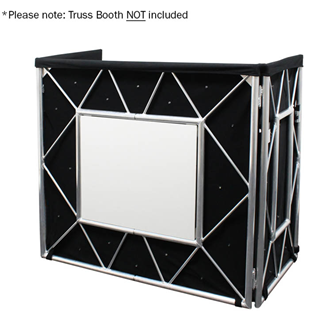 Truss Booth LED Starcloth Cool White 