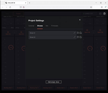 DANTE DBT-44 Network Audio Bridge 4 In 