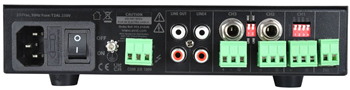 5 Channel Mixer-Amp with Mic and Line% 