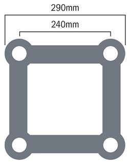 Global Truss F34 PL 144 Degree Corner% 
