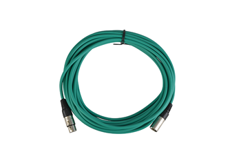 6 XLR Cables 10m Length 3 Pin- Black 