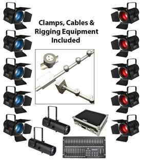 Complete Stage Lighting Installation Packa 