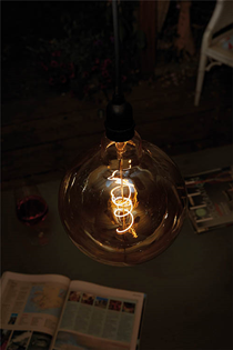 Battery Powered Pendulum Hanging Light w 