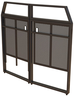 XL DJ Booth  with Black and White  