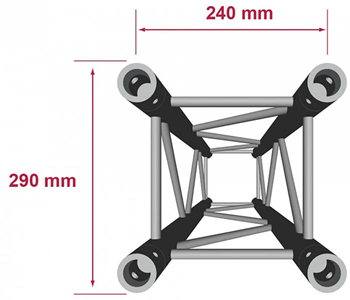 Contestage Quatro290 50mm Truss 2 Way  