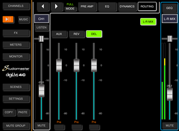 4 Channel Compact Digital Mixer 