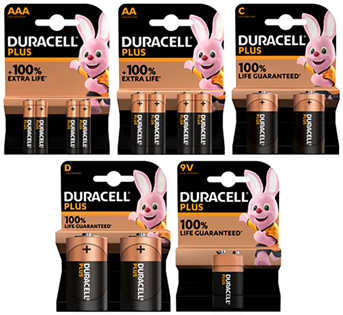 Duracell Plus Power Alkaline Batteries P 