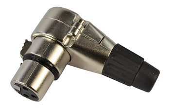 XLR Connector Right Angle Style  Femal 