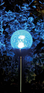 Solar RGB LED Sphere Spike Lights for% 