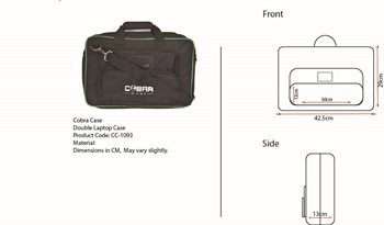 Laptop Bag with Two Compartments for T 