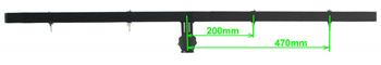 Lighting T-Bar for Stands with Up To%2 