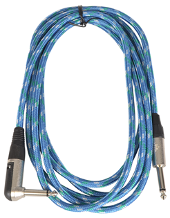 Guitar Lead 6M Braided Straight to Rig 