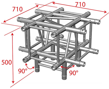 Contestage Quatro290 50mm Truss 4 Way  